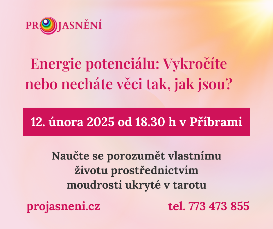 Energie potenciálu - pozvánka k nultému setkání
