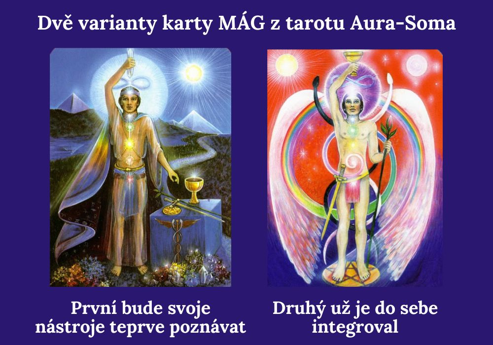 Karty Mág Aura-Soma tarotu
